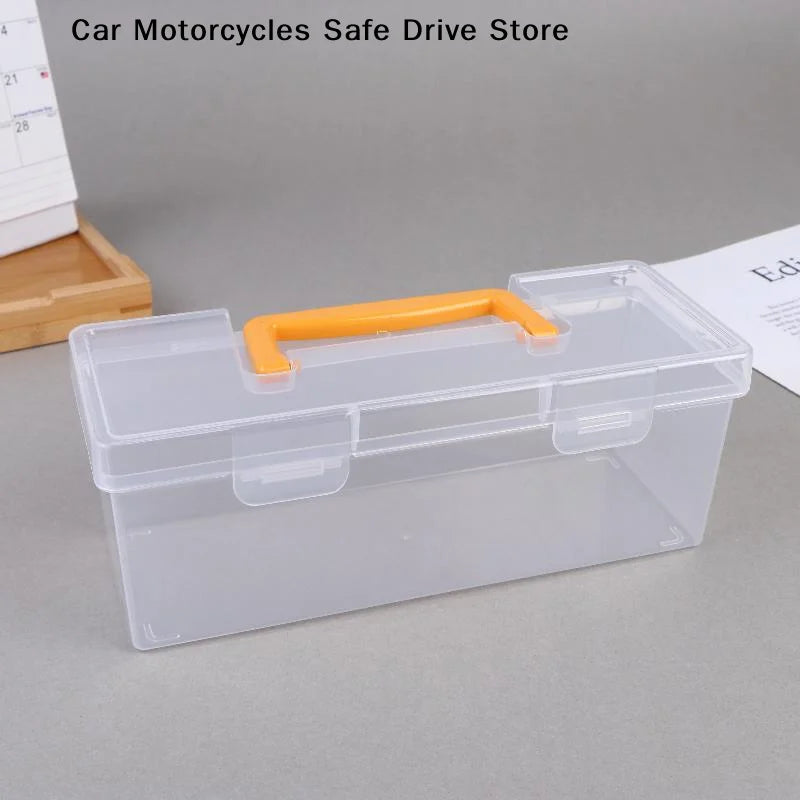 Professional Plastic Tool Organizer Transparent Parts Storage