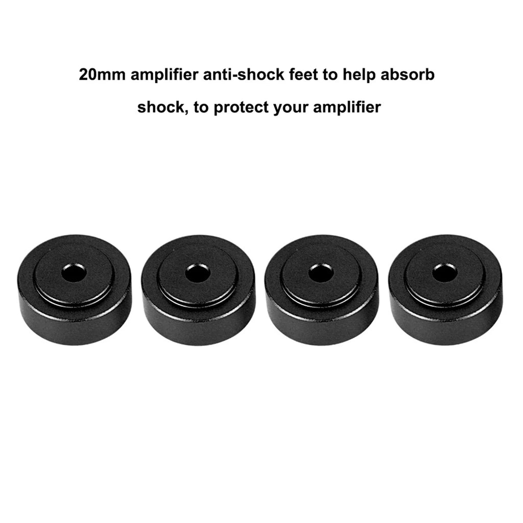 20 Aluminum Alloy Amplifier Feet Shock Absorber Pads