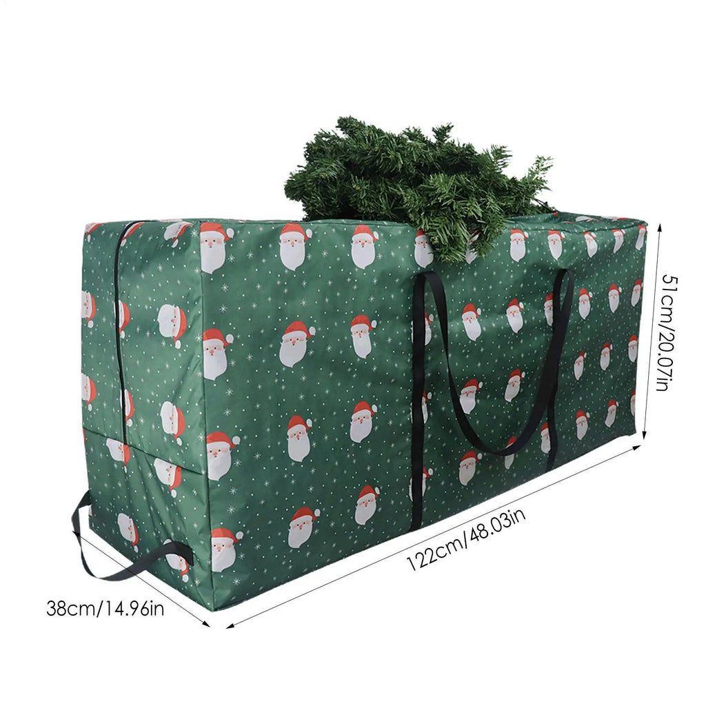 Large Christmas Tree Storage Bag Durable Waterproof 210D Oxford Fabric with 4 Handles Tree Storage Bags for Easy Carrying and Zpaxo
