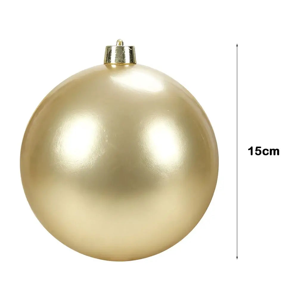 15cm Pearlescent Christmas Ball Ornament – Giant Xmas Decor Christmas Ball Ornament Zpaxo