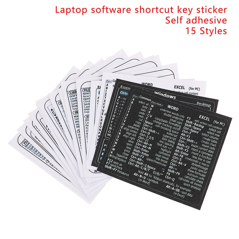 Windows Keyboard Shortcut Sticker – PC, Laptop & Desktop Reference Sticker Zpaxo
