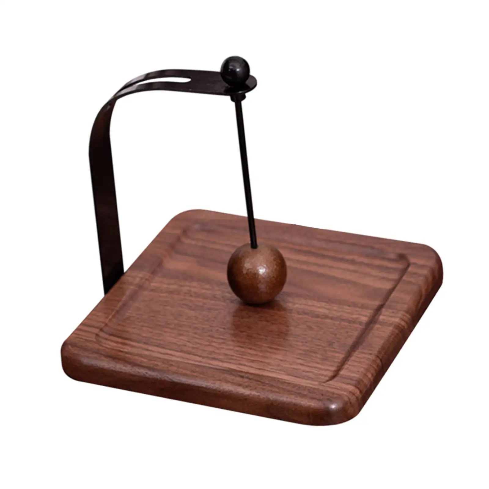 Wood & Steel Napkin Holder – Café Tabletop Tissue Rack Napkin Holder Zpaxo D