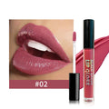 Tri-color Gothic-style Dark Brown Matte Lipstick Velvet Liquid Lip Zpaxo 02
