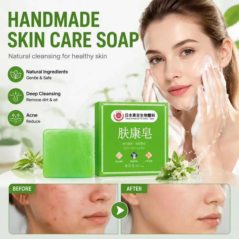 Body odor Cleansing Soap Bar Body Care Face Wash Exfoliating Shower and Facial Soap Deep Cleaning For Face Body Skin Care Zpaxo