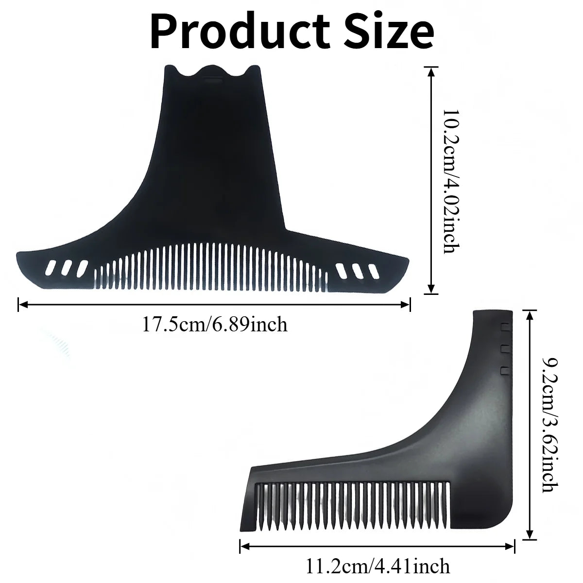 Beard Shaping Tool & Comb – Non-Slip Line Up Guide for Men
