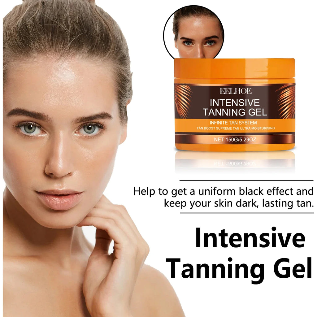 Eelhoe Self Tanning Gel – Bronzer & Tanning Booster 150g Self Tanning Gel Zpaxo