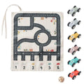 Canvas Car Toy Set Small Wooden Car Maze Toy With Canvas Play Mat Educational Vehicle Set Fine Motor Skills Game Logical Zpaxo United States A