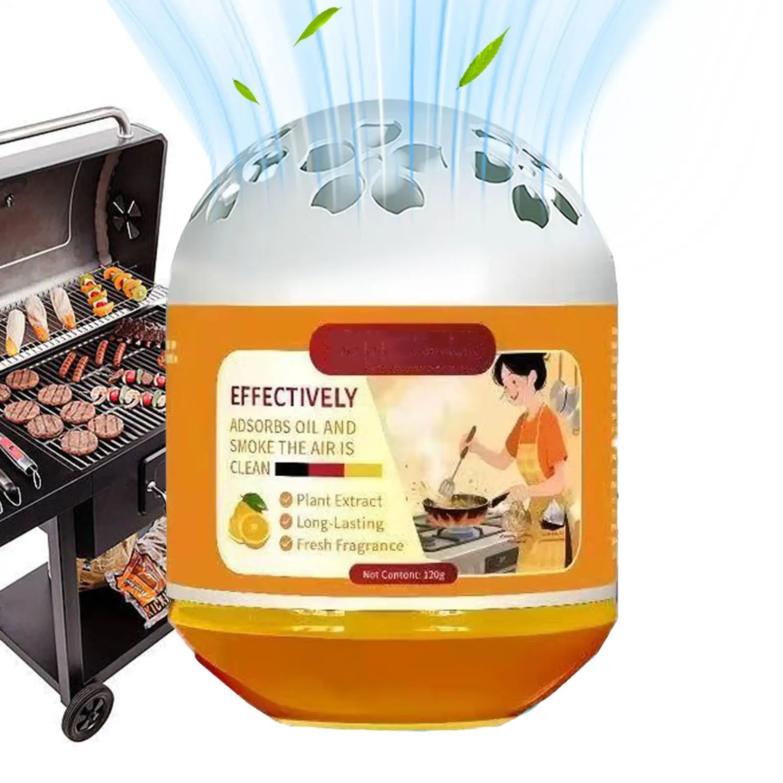 Air Freshener Box Kitchen Oil Absorber Long Lasting Odor Eliminator