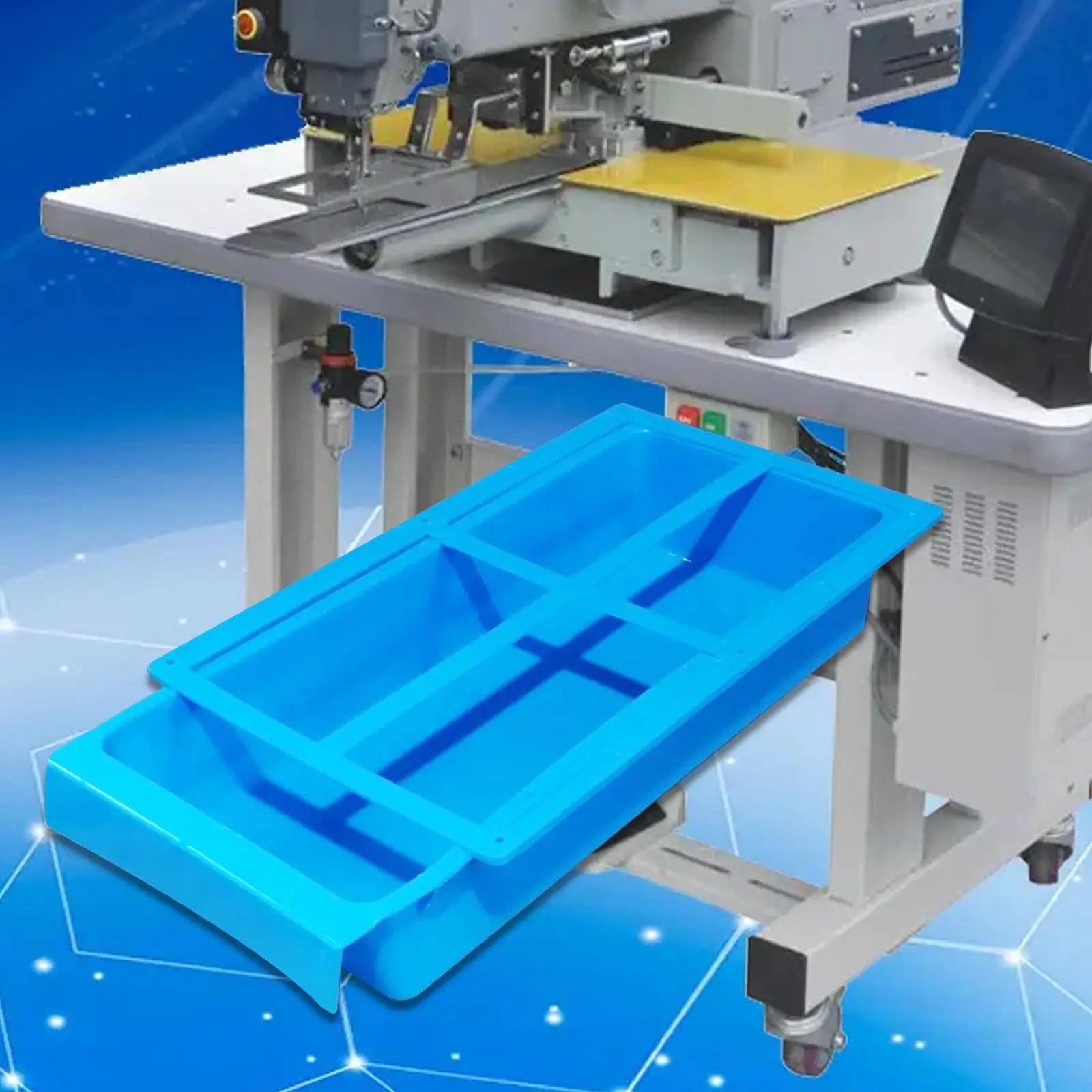 Industrial Sewing Machine Table Drawer Portable Easy to Use Crafts Practical Sliding Tool Convenient Durable Table Accessories Zpaxo