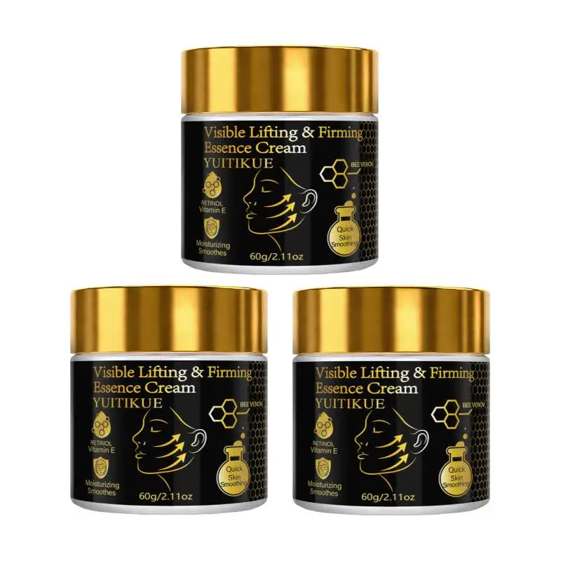 YUITIKUE Bee Venom Lifting Face Cream | Firm & Moisturize Skin Anti-Aging Face Cream Zpaxo 3pc