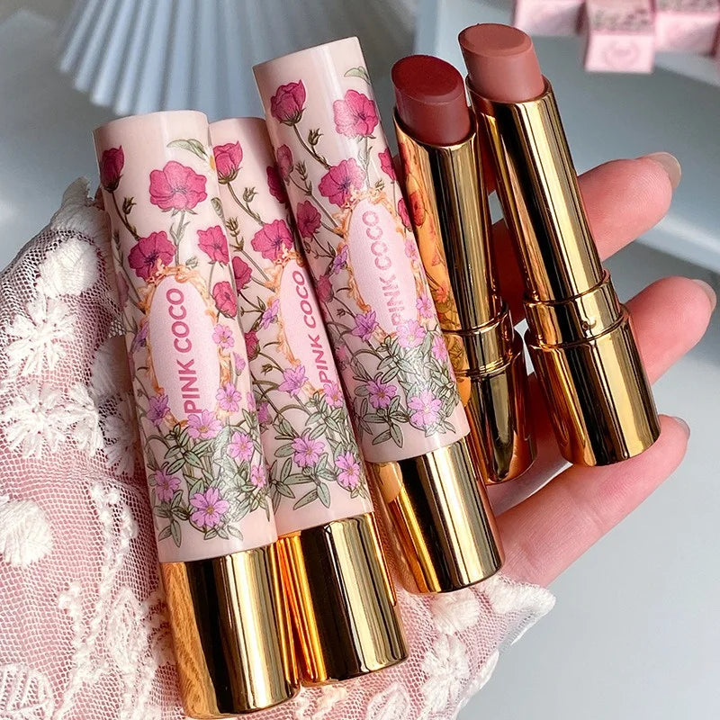 Moisturizing Velvet Matte Lipstick Waterproof Long Lasting Lip Gloss Not Easy Fade Sexy Red Lip Tint Lipstick Makeup Cosmetics Zpaxo