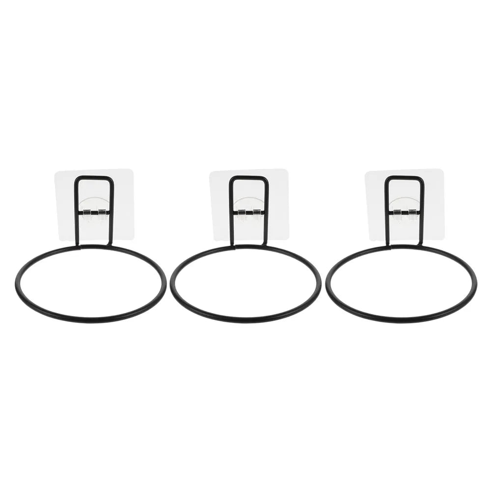 Pet Bowl Holder Wall Mounted Feeding Rack Cats Dogs Heavy Duty Iron