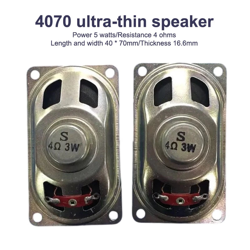 CM1Pcs 4070 Ultra-thin LCD Monitor TV Speaker Horn 4 8 16 Ohms 1 2 3