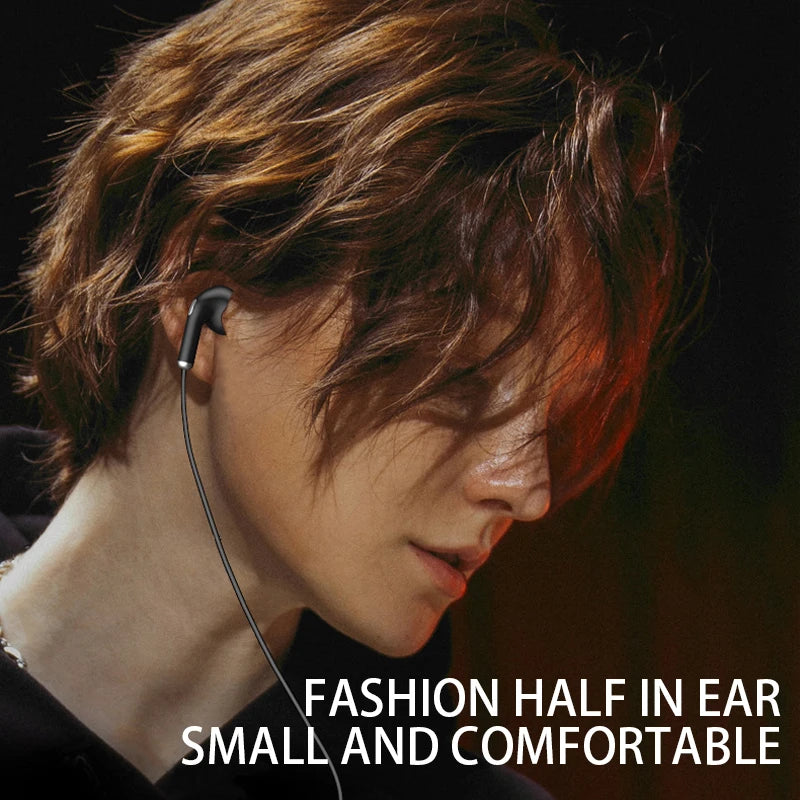 Universal 3.5mm Wired Earphone HiFi Stereo In-Ear Headset Sport Music Headset With HD Microphone Headphones For Laptops Computer Zpaxo