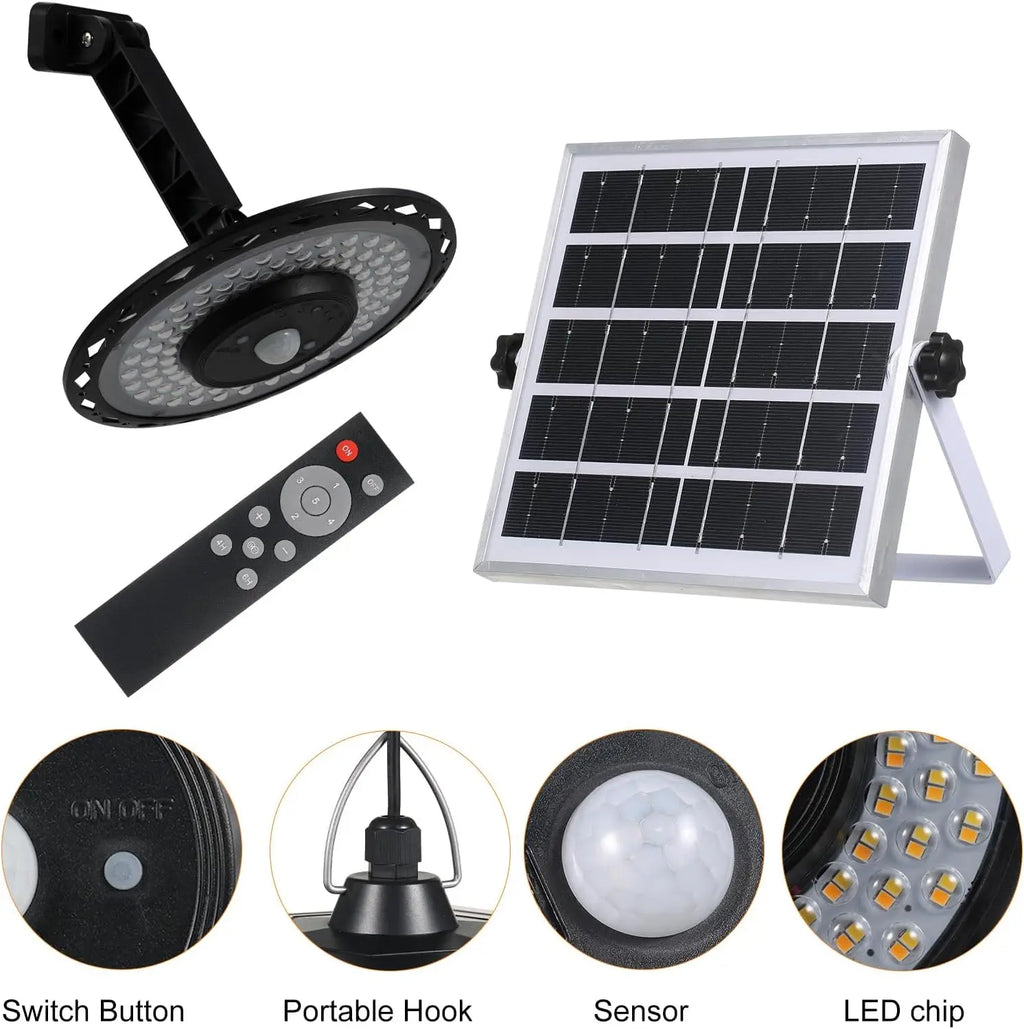Solar Powered Indoor Lights Motion Sensor Shed Light Chandelier Zpaxo