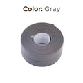 PVC Waterproof Sealing Tape for Bathroom Sink Shower, Bathtub and Toilet Self Adhesive Tape Kitchen Sink Edge Protector Tape Zpaxo grey 3.8cm 2m