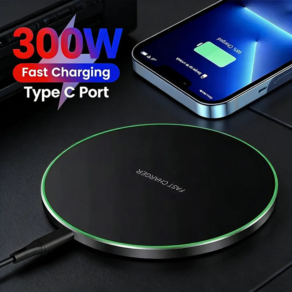 15W Wireless Fast Charging Pad – iPhone & Samsung Compatible Wireless Charging Pad Zpaxo