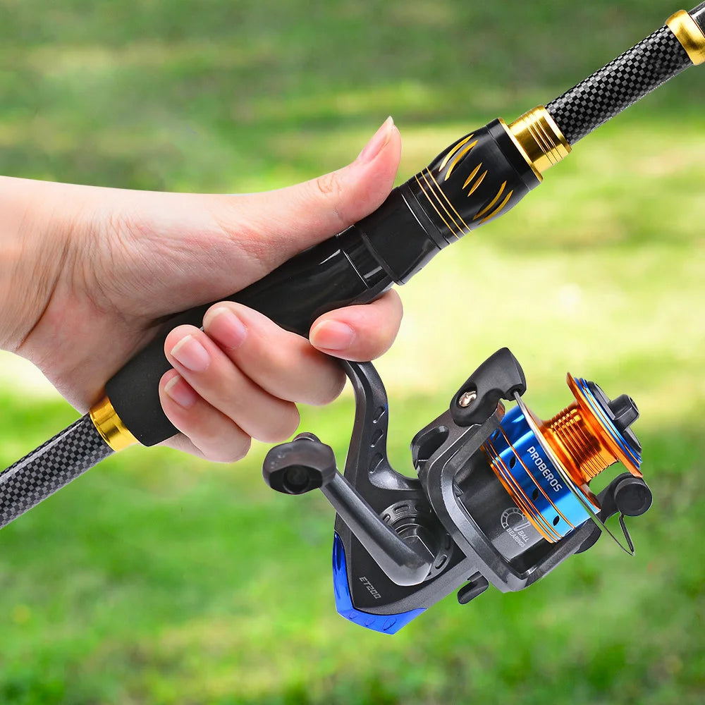 Carbon Fiber Telescopic Sea Fishing Rod & Reel Combo Set