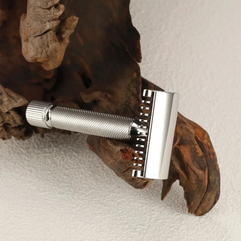 2026 New Arrival Yaqi High Quality Luxury BAENZIGER Stainless Steel Safety Professional Razor For Men Zpaxo