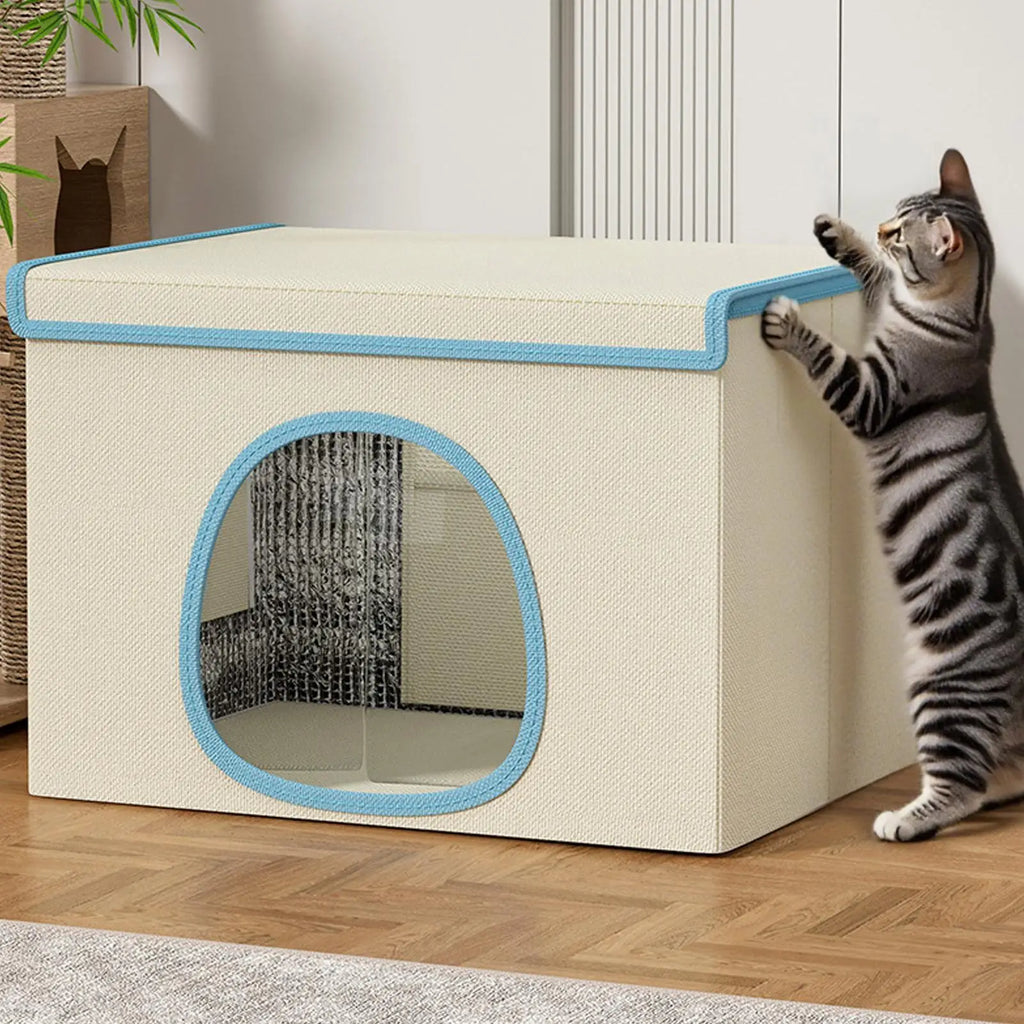 Cat Cooling Bed Portable Air Conditioner House Foldable Pet Igloo
