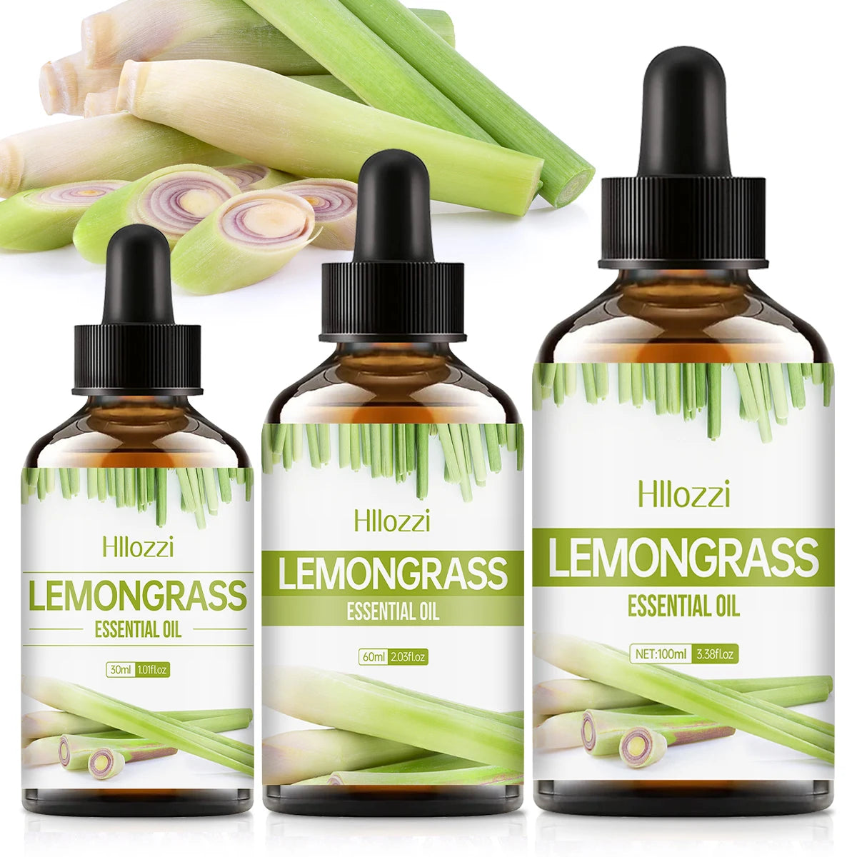 LEMONGRASS ESSENTIAL OIL a high-quality moisturizing nourishing massage oil with a refreshing scent, suitable for all skin types Zpaxo