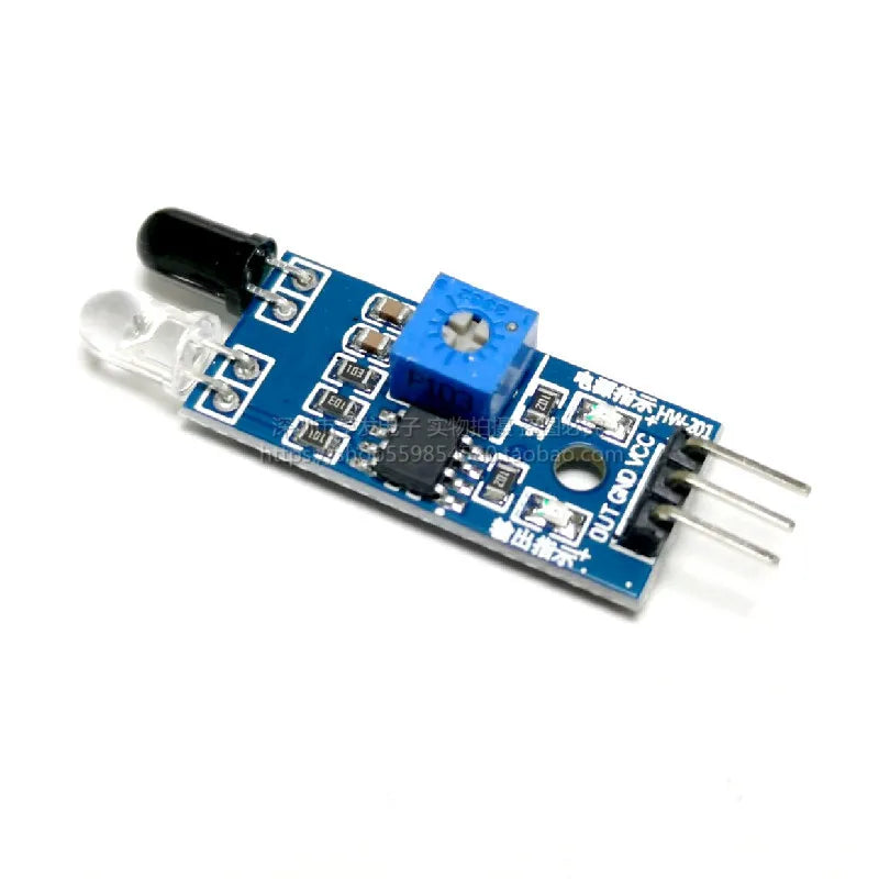 Infrared obstacle module/Obstacle avoidance car sensor/black and white line identification distance adjustable photoelectric swi Zpaxo optoelectronic