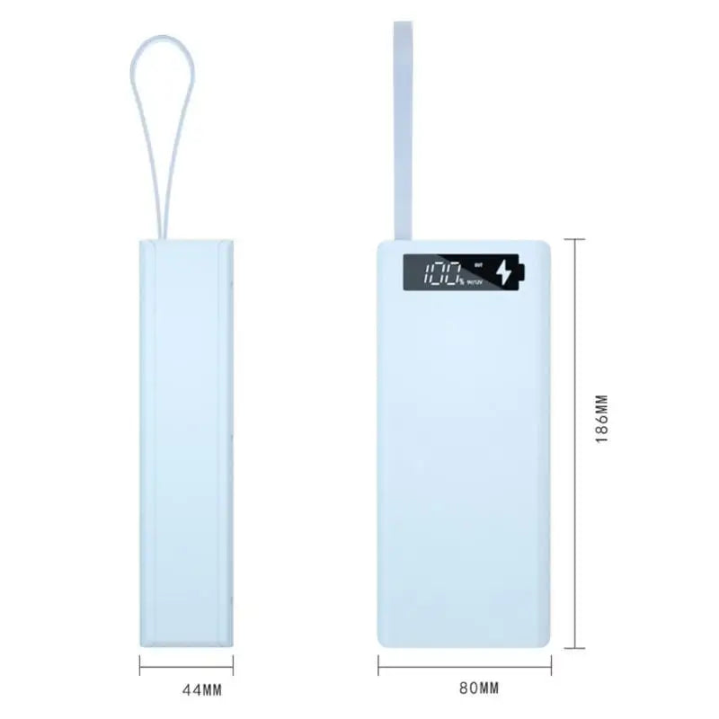 652F C16 Detachable Quick LCD Display DIY 16x18650 BatteryCase Shel Zpaxo