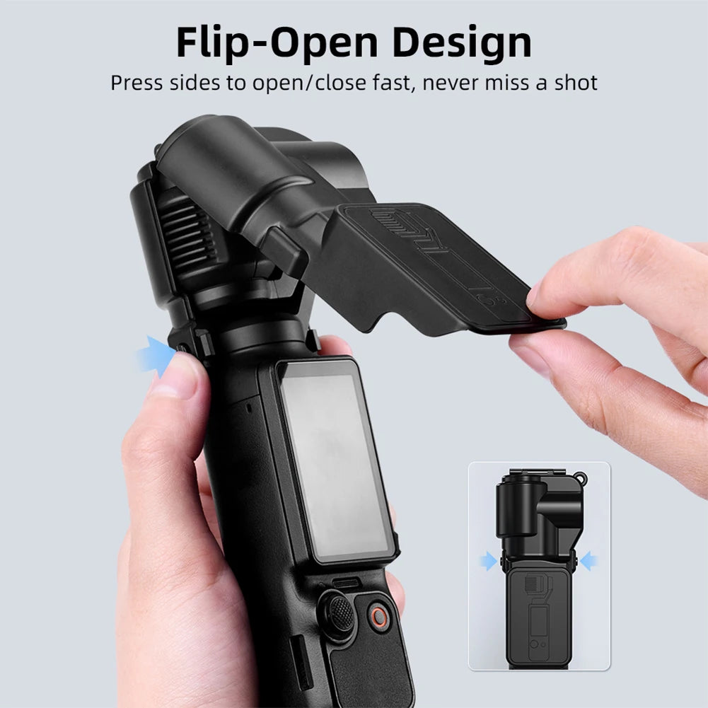 For DJI Pocket 3 Camera Protective Cover Anti-Scratch Hard Lens Cap Case Lens Cap Protect Shell Outdoor Travel Photography Tool Zpaxo