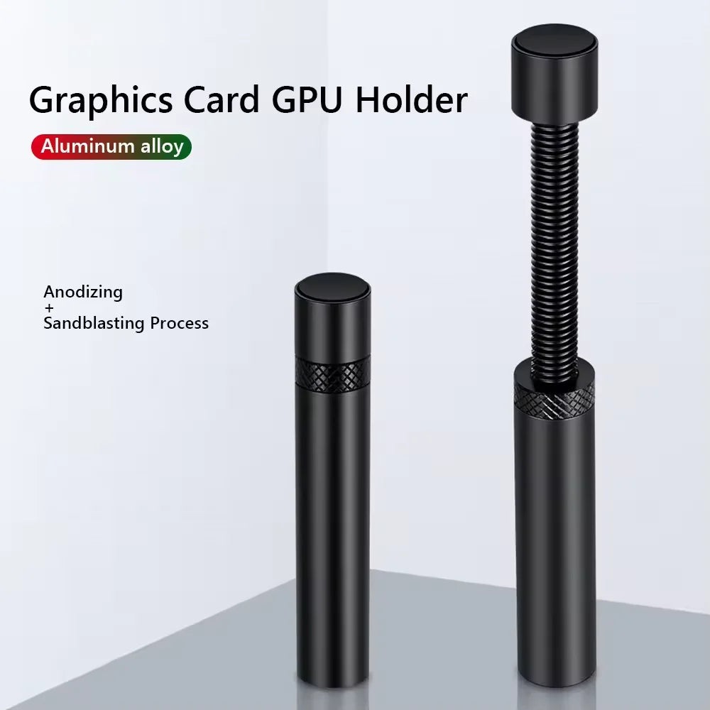 Aluminum GPU Support Bracket – Telescopic Rotating Magnetic Stand GPU Support Bracket Zpaxo