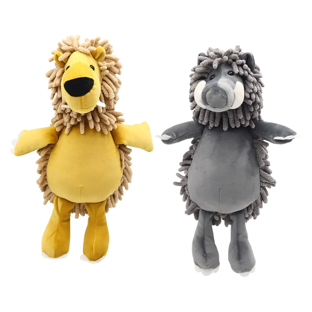 Chenille Animal Hand Towel Wild Boar Lion Shape Soft Water Absorption