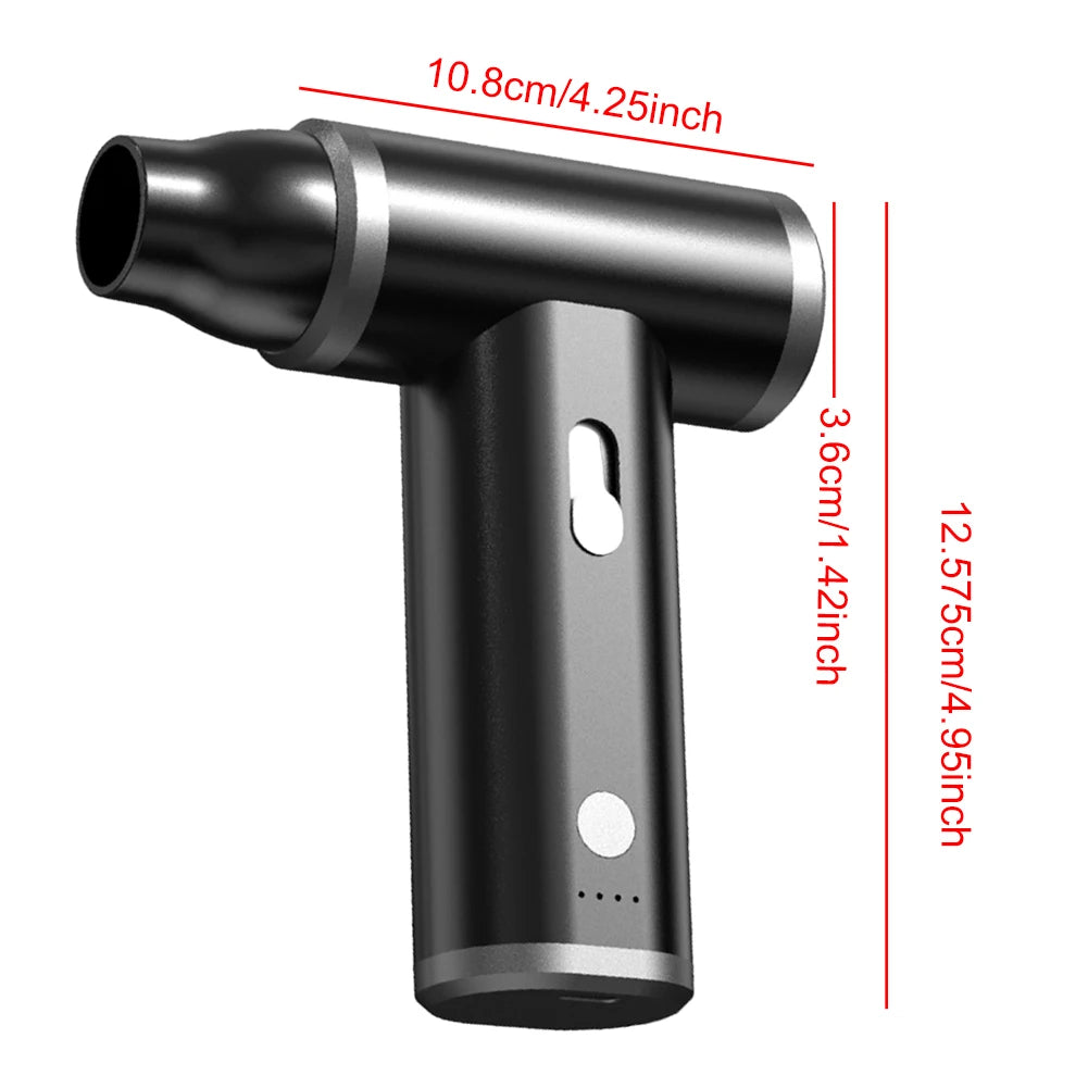 110000PRM Compressed Air Duster Brushless Motor Cordless Blower Zpaxo