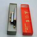 Old Vintage Yong Sheng 765 Fountain Pen, Fine Nib, Iridium Metal Bar, Good Writing Practice, Duckbill Nib Zpaxo WHITE F