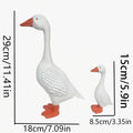 Goose Statue 2 Outdoor Animal Sculptures Yard Lawn Party Patio