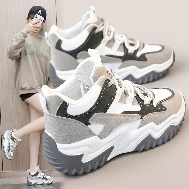 Sneakers Women 2023 Autumn Slip Breathable Mesh Casual Shoes Woman Zpaxo