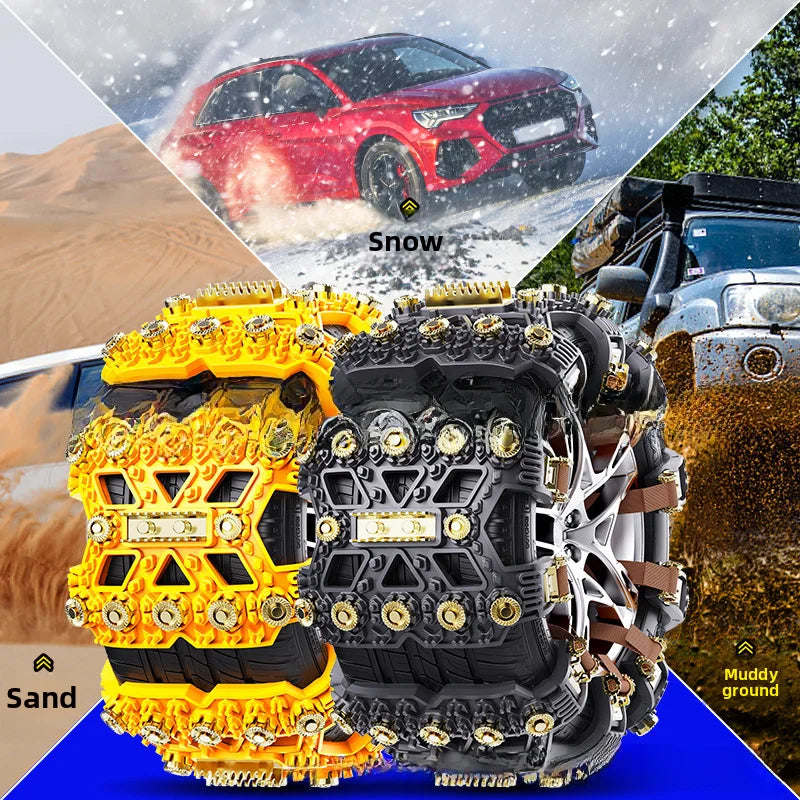 TPU Snow Chains for Sedan, SUV & Off-Road Vehicles