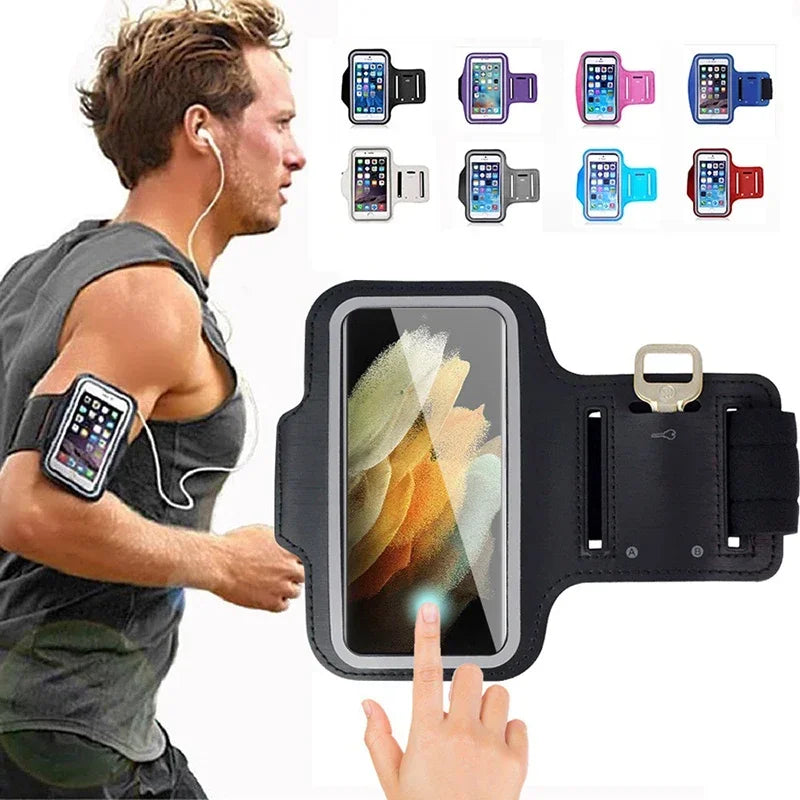 Outdoor Sports Armband Case For iPhone 14 13 Xiaomi Huawei Men Women Running Arm band Phone Holder Universal 7 Inch Smartphone Zpaxo