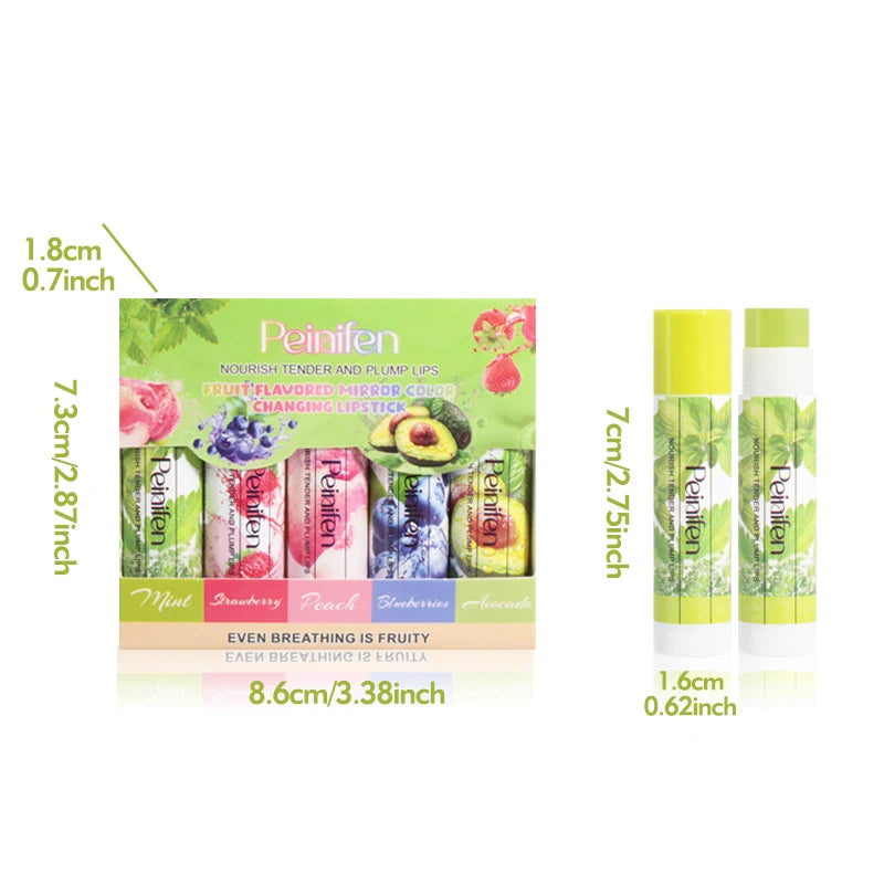 Five Warm Moisturizing Lipstick Lasting Anti Cracking Non Fading