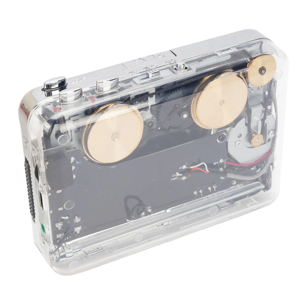 Portable Cassette Player Tape Recorder Battery Powered Auto Rewind