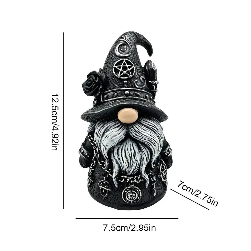 Gnome Figurines Mysterious Gothic Resin Desktop Decoration Witchy