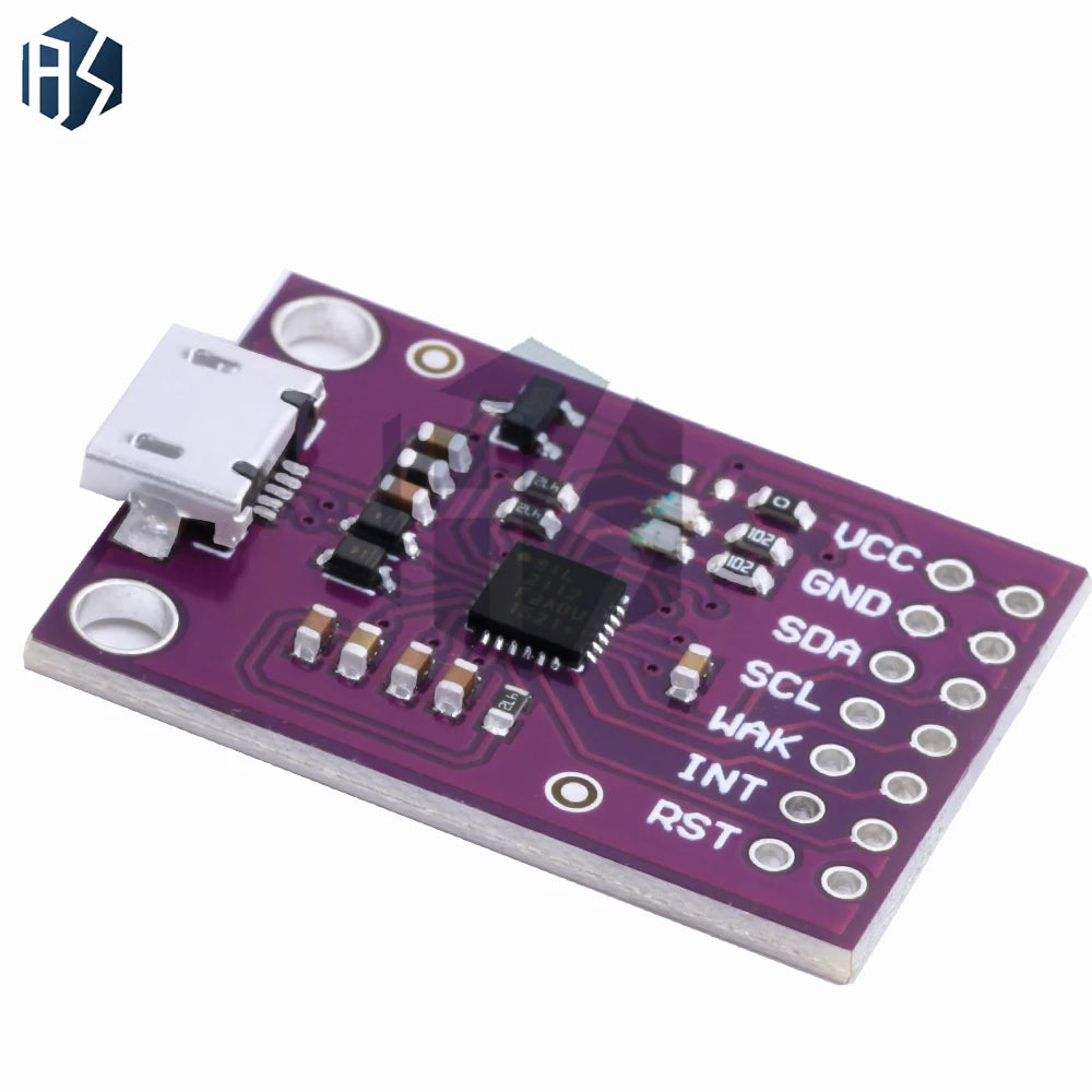 ‌CP2112 USB to SMBus/I2C Bridge Evaluation Kit – HID-Compliant Debug Board with Micro-USB for CCS811 Gas Sensor for Arduino 3.3V Zpaxo
