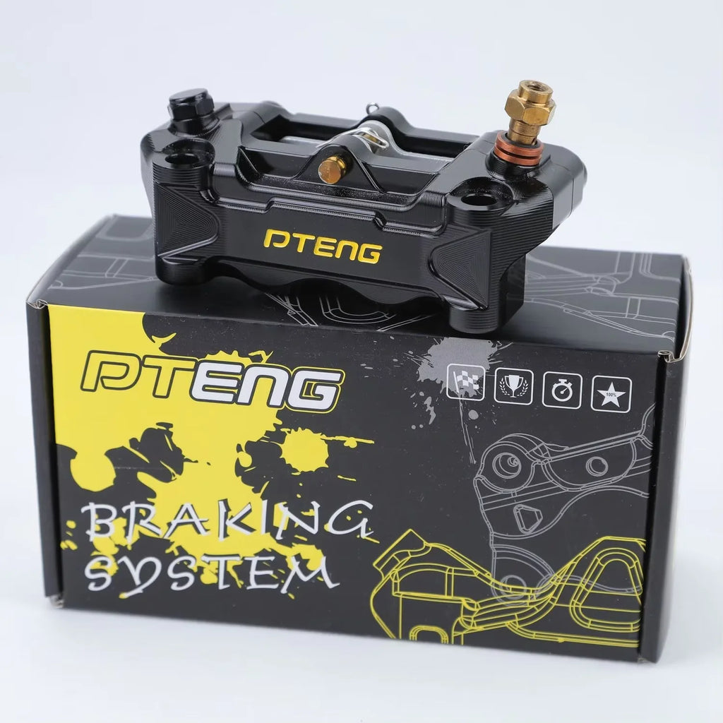 PTENG PTU9 4-Piston Motorcycle Brake Caliper – Universal Fit