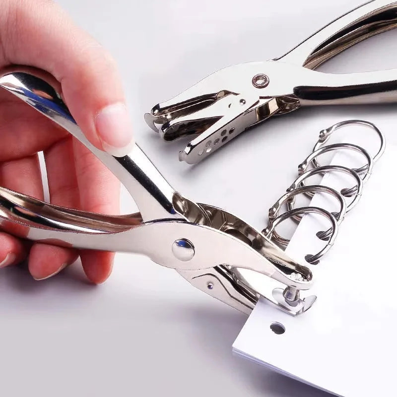 Handhold Single Hole Metal Puncher Craft Tool Scrapbook Earring