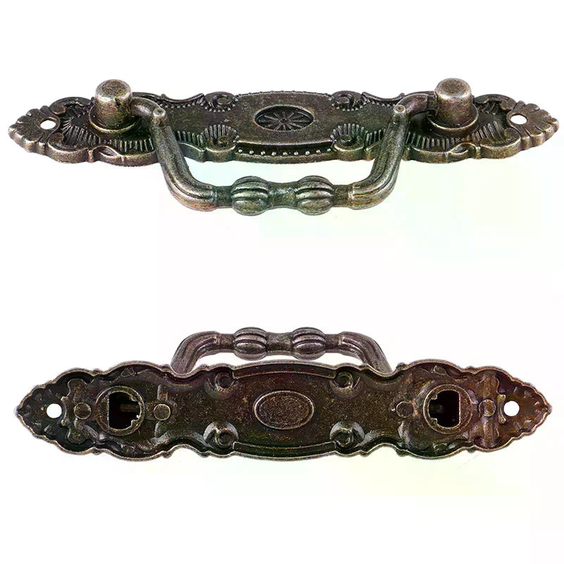 Zinc Alloy Drawer Door for Dresser DrawerAntique Bronze Furniture Handle Zpaxo