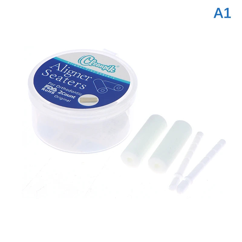 2pcs Teeth Chewie for Patient Tooth Aligner Chewies Aligners Tray Brackets Dental Ortodoncia Teeth Whitening With Box Zpaxo A1