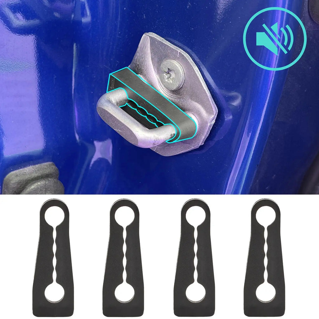 Car Door Lock Sound Damper Rubber Shock Absorber Wear Resistant Noise