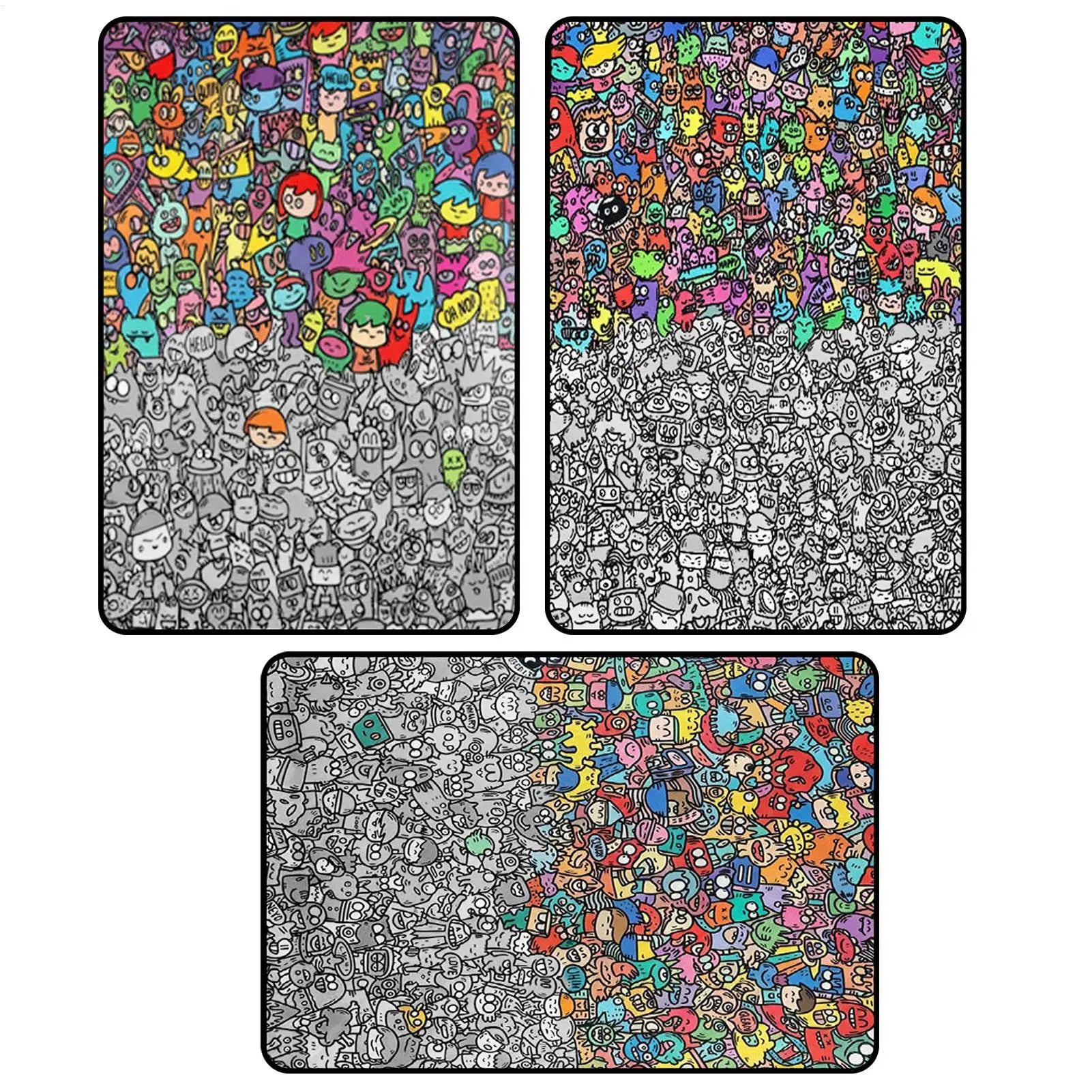 DIY Coloring Blanket – Soft Washable Fleece Drawing Mat Kids DIY Coloring Blanket Zpaxo