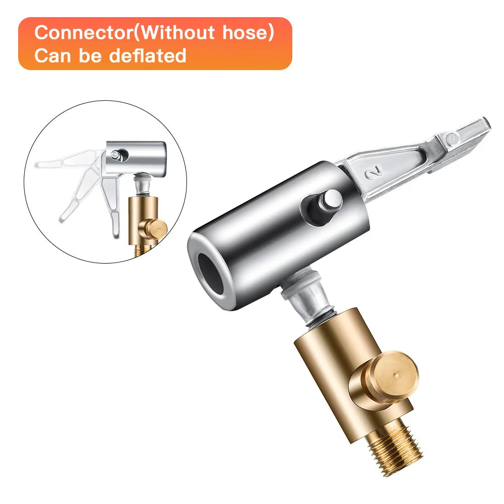 Car Tire Air Chuck Compressor Inflator Barb Connector Hose Repair