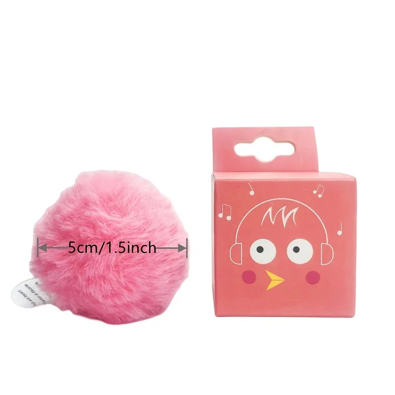Interactive Ball Smart Cat Toys Plush Electric Catnip Training Toy