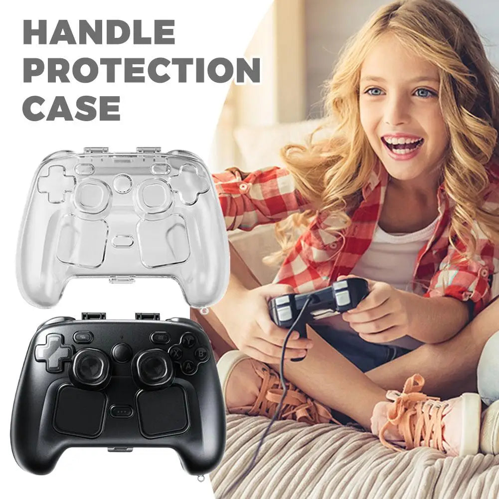 Case For Switch 2 Pro Controller Transparent Hard Protector Cover Protective Case Scratch & Shock Gamepad Protection Accessories Zpaxo