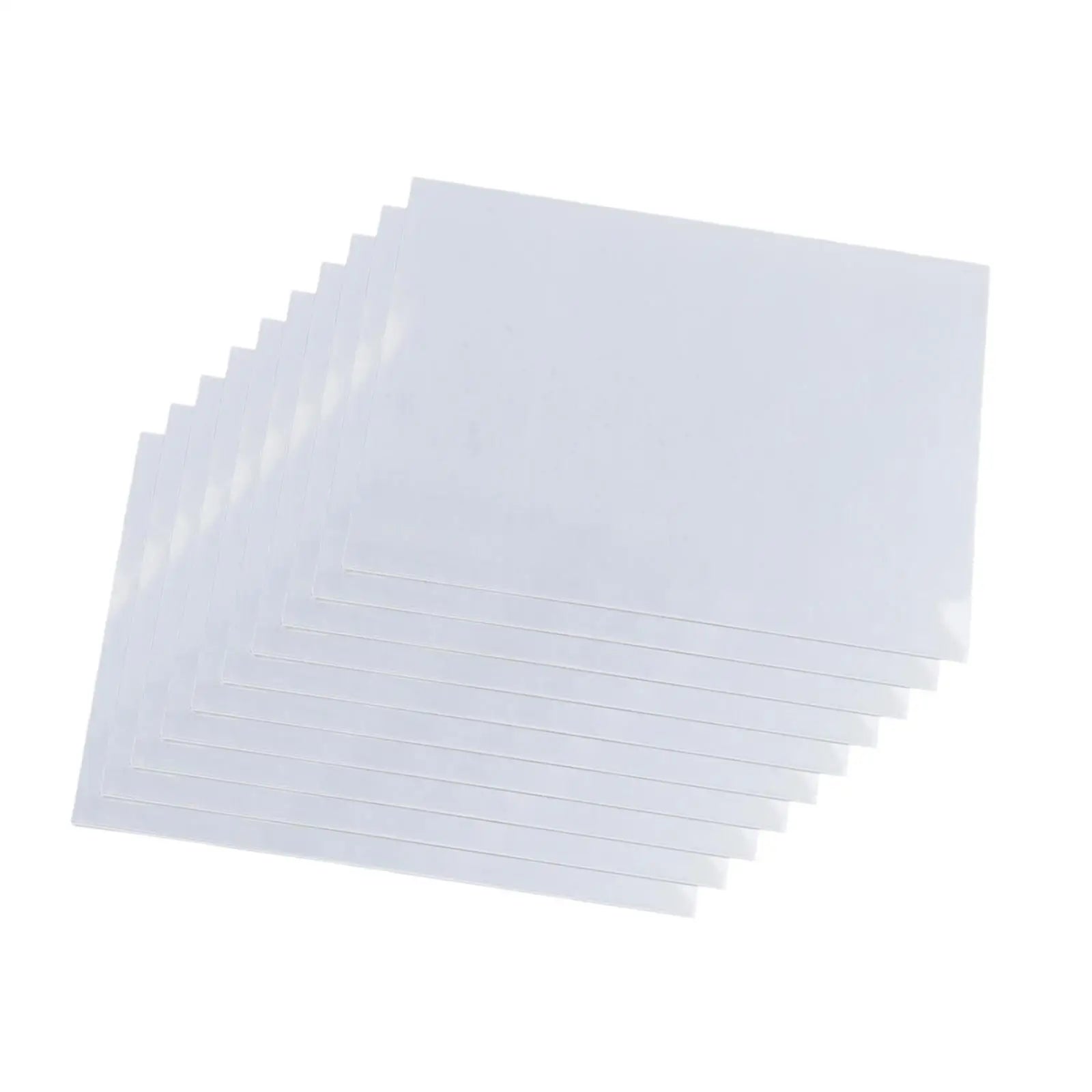 10Pcs Heat Shrink Plastic Sheets 0.3mm Thickness Multipurpose for Pendants, Earrings DIY Accessories Lightweight 5.7x7.8inch Zpaxo Transparent